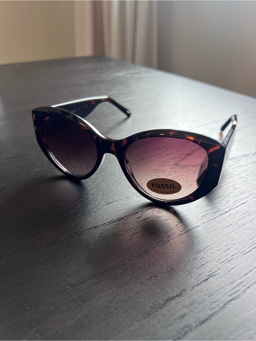 Fossil 54mm Tortoiseshell Cat-Eye Sunglasses